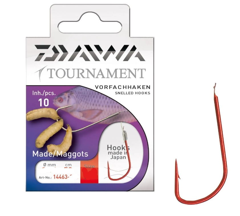 Daiwa Tournament Madenhaken Vorfachhaken Gr.12 Elektronik, Hardware, Haken
