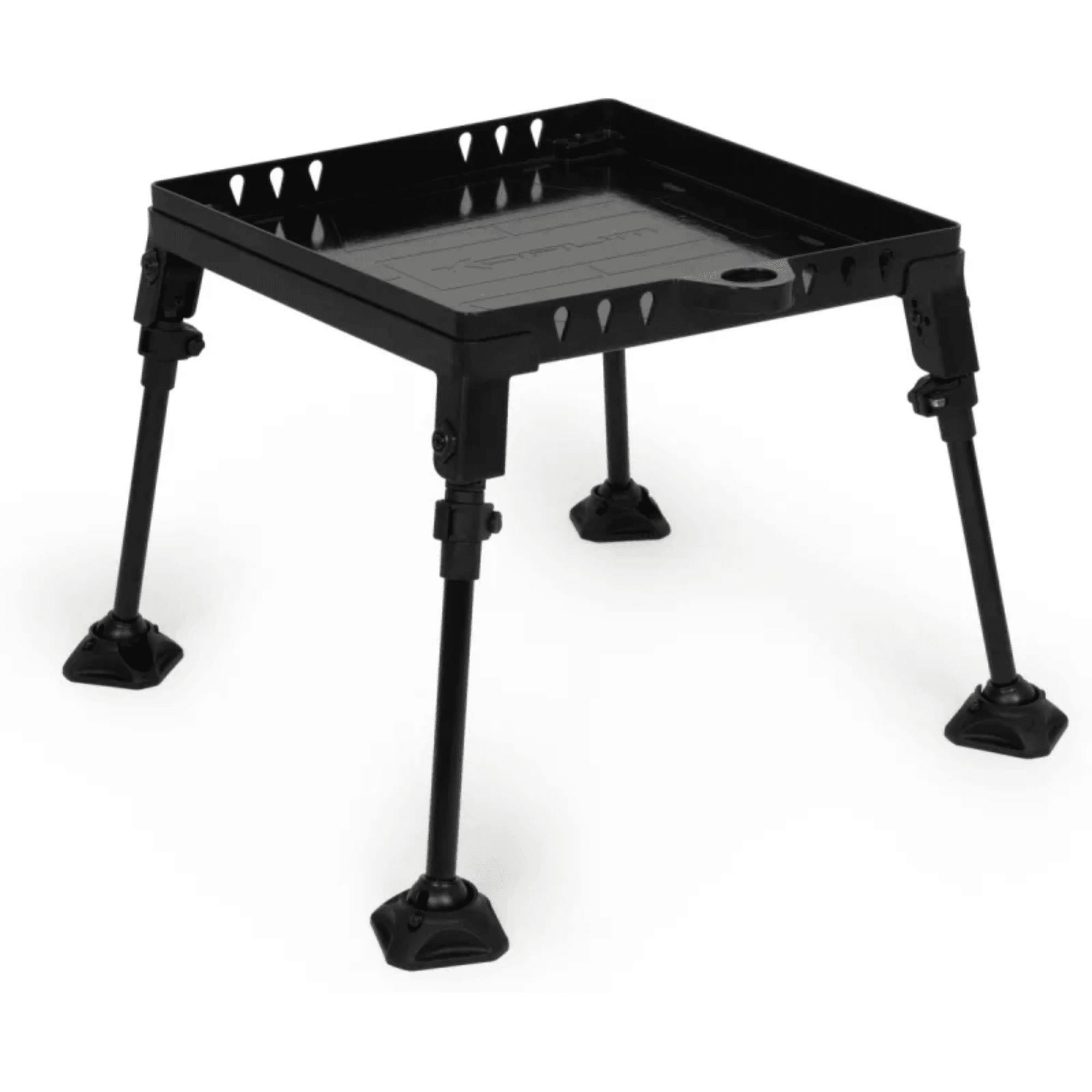 camping table, folding table, stahlbeine, schwarz, rechteckige tafel