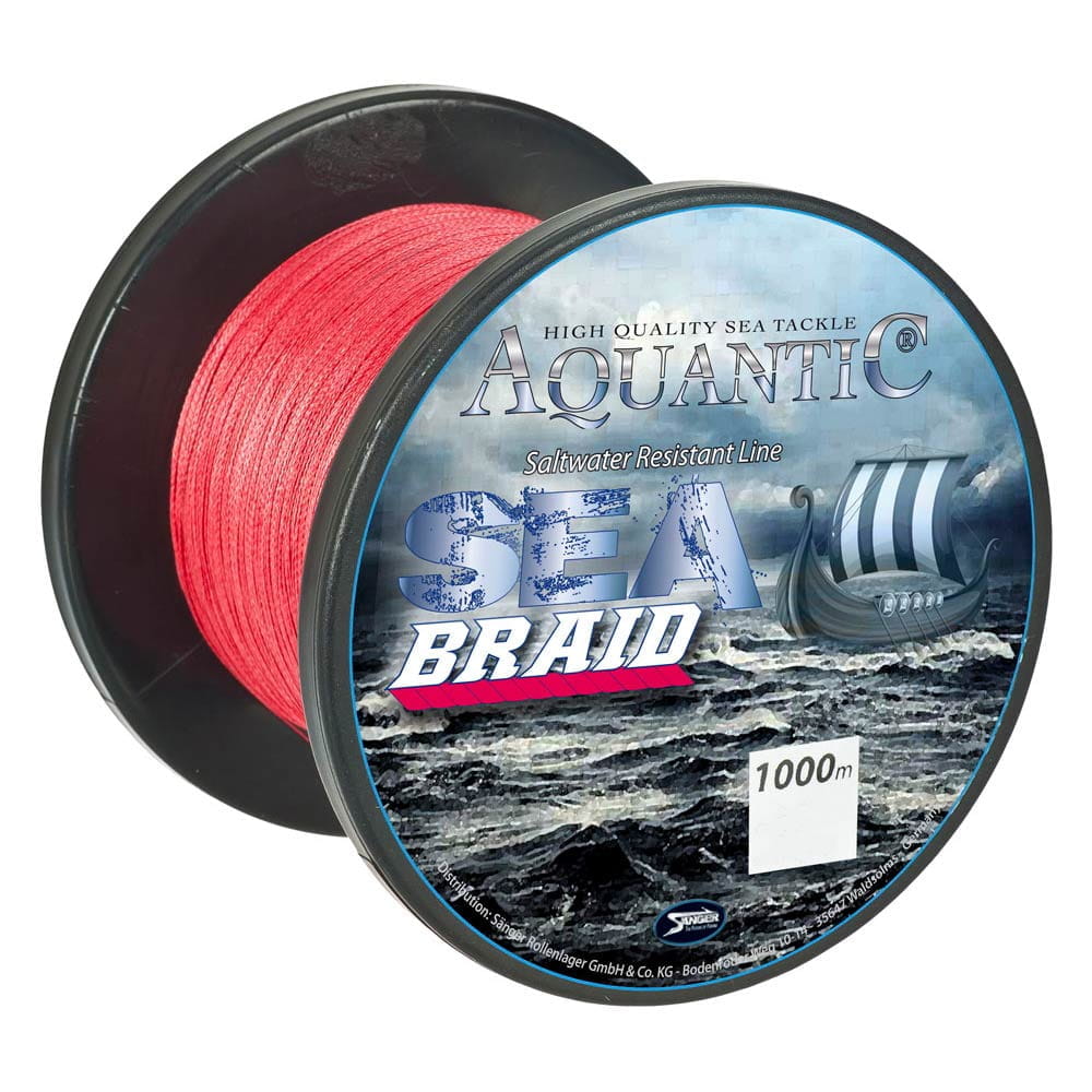 Aquantic Sea Braid 1000m 0,30mm 15,2kg Rot