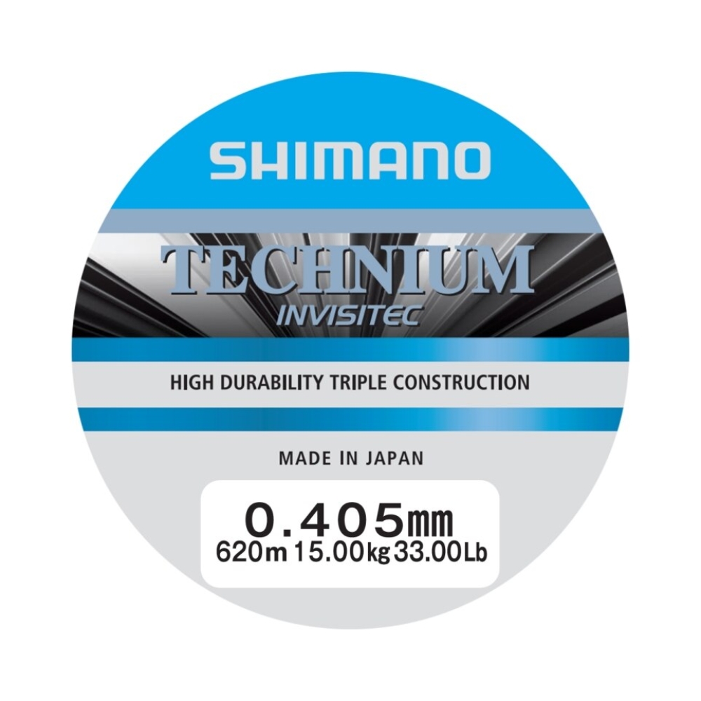 Technium Invisi – Fil De Pêche 620 M, 0,405 Mm, Capacité 1500 Kg, Fabriqué Au Japon
