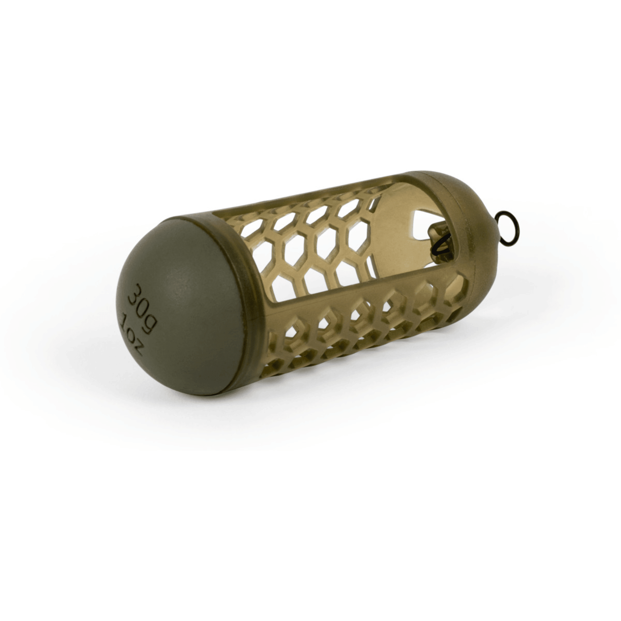 Wasserflasche, Mesh-Gehäuse, Olivgrün, zusammenklappbar, Karabinerhaken