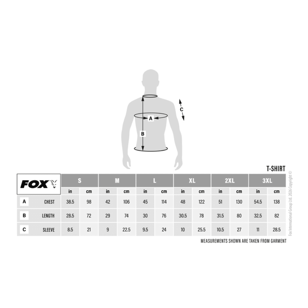 T-Shirt, Größe M, Schnitt regulär, Ärmel kurz, Messdiagramm