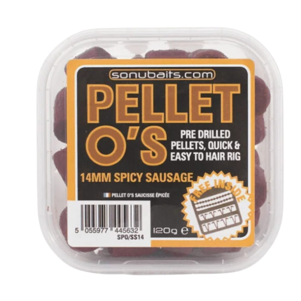 Sonubaits Pellet O's 14 мм 130 г пикантен колбас