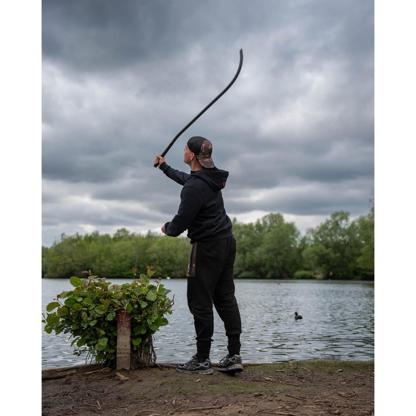 Bogen, Bogenschießen, Outdoor, Schwarz Kleidung, Athlete