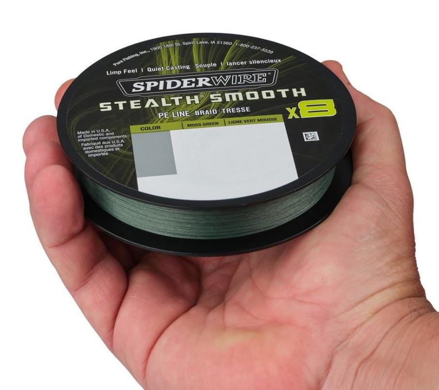 Spiderwire 8 Braid & Fluorocarbon Duo Spool System 0.13/0.40 mm 11.2/10 kg  150/50 m Green/Clear