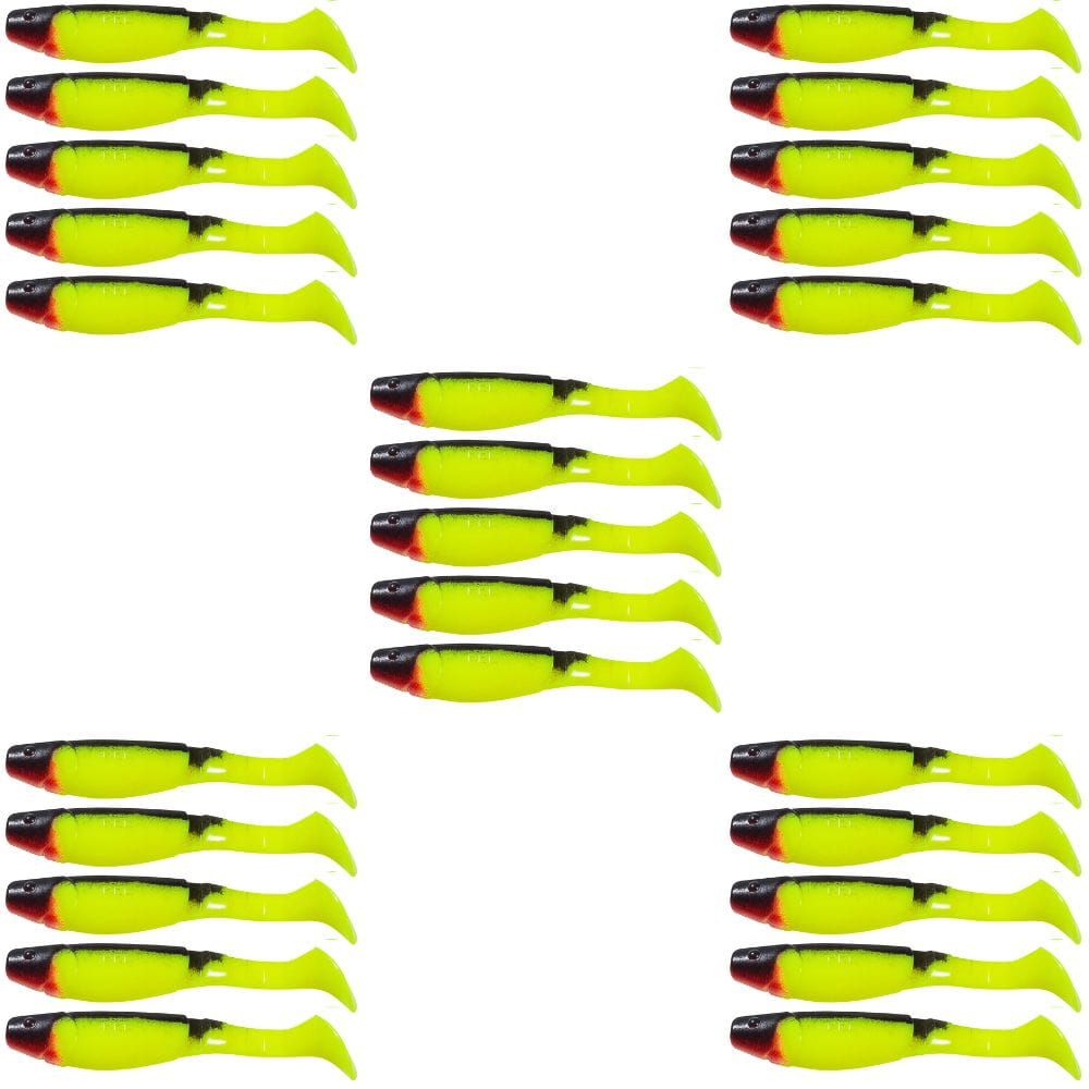 Relax Kopyto-Classic 11 cm (4") amarillo fluo/negro 25 piezas Besteck, Waffe
