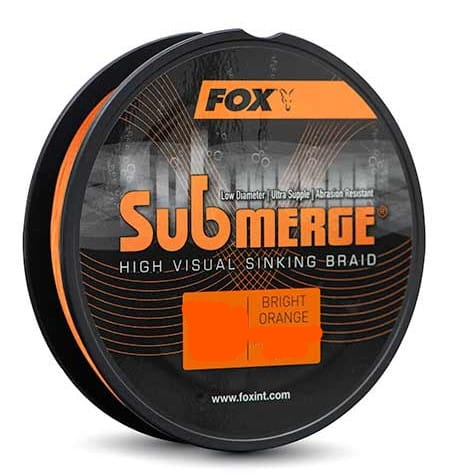 Fox Submerge Orange Sinking Braid 0,38 mm 29,5 kg (65 lb) 300m Fox Submerge Orange Sinking Braid 0,38 mm 29,5 kg (65 lb) 300m