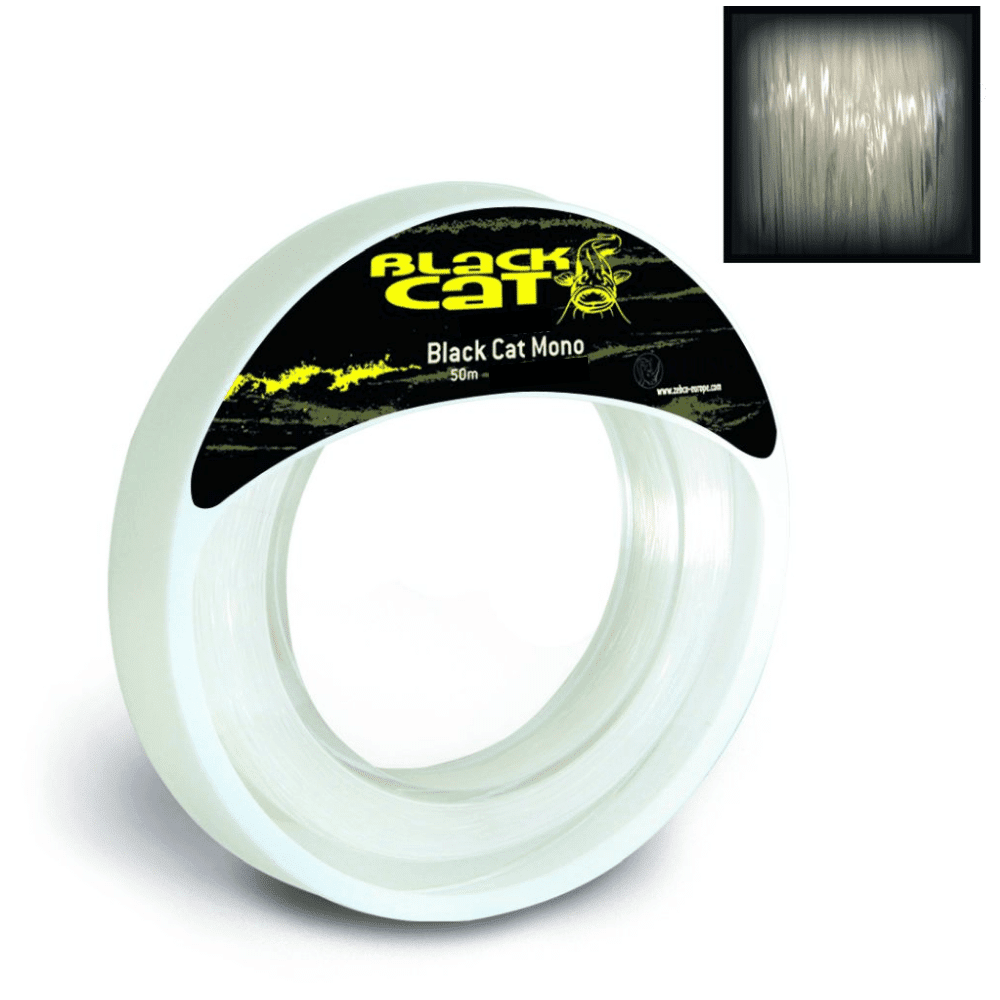 black_cat_mono_leader_54kg Black Cat Mono Leader 1.0mm 54kg 50 metri