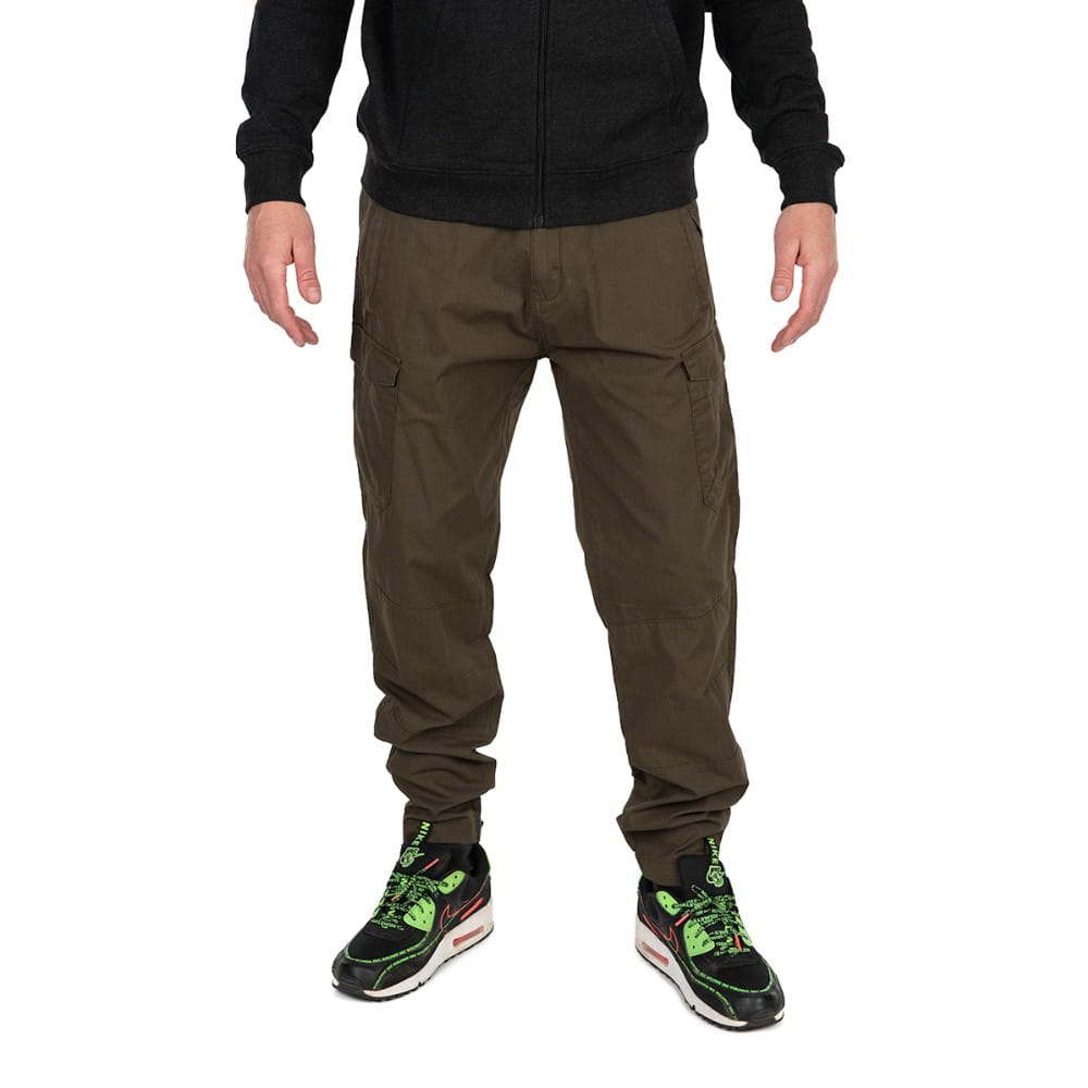 Fox Collection LW Cargo Trouser Green & Black S
