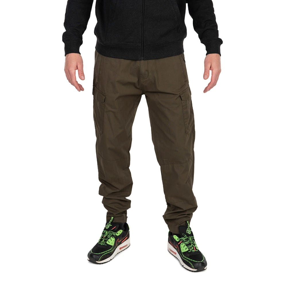 Fox-Collection-LW-Cargo-Hose-Grun-Schwarz Fox Collection LW Cargo Trouser Green & Black XL
