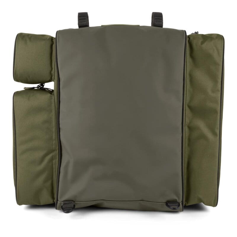 Korum Progress Ruckbag 35 Liter, Rucksack, Rucksack-Backpack, Olivgrün, Seitentaschen, Gepolstert