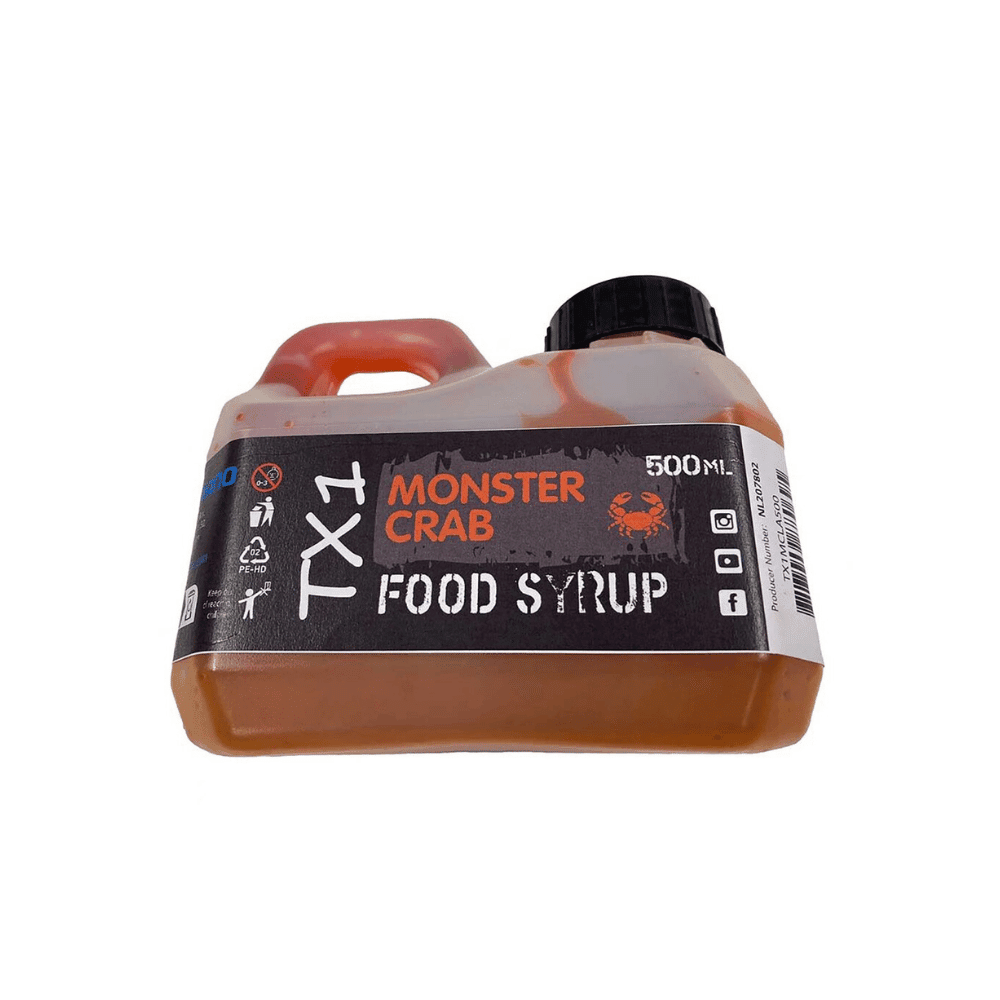 Shimano Tribal TX1 Voedselstroop Monster Krab 500 ml Flasche, Essen, Ketchup