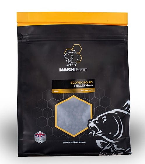 Nash Scopex Squid Pellet 6mm 1kg Tasche