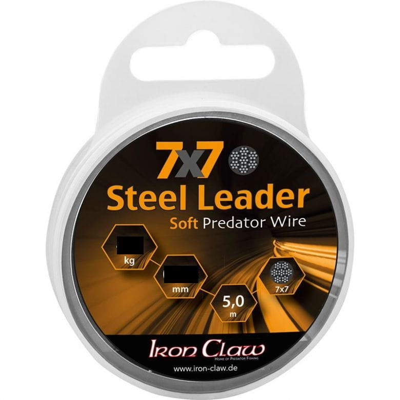Iron Claw Steel Leader 7X7 0,45mm 9kg 5 mètres