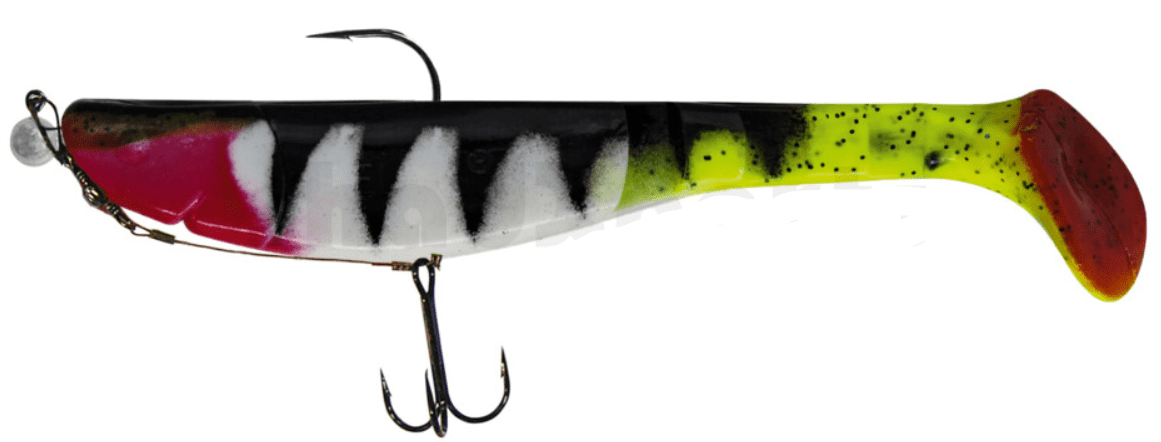 Relax Kopyto Classic 20cm Alb Pur / Baby Bass / Șalău montat 12/0 20g cu Beihänger Fischköder, Elektronik, Hardware