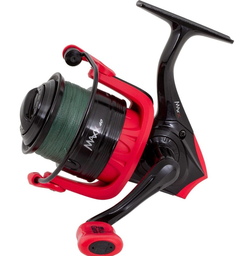 Abu Garcia Max X SP40 avec du 0,20mm Spiderwire Dura 4 Braid rempli Rolle