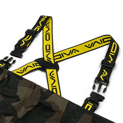 Avid Carp Distorsion Active-Lined XL Waders Gr 42 Wathose – Bild 2, camouflage, Gurtband, Hosenträger, Steckverschluss, Tarnungsmuster