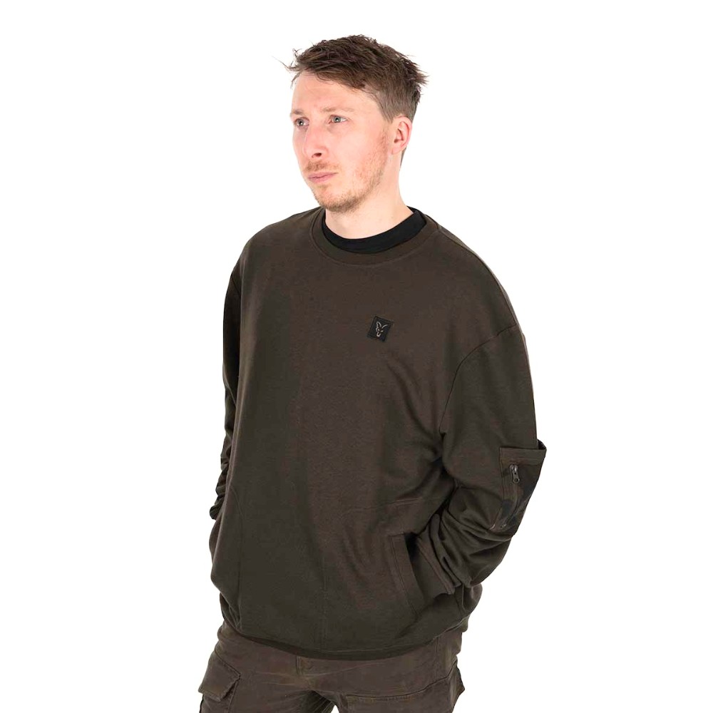 Fox LW Khaki Jumper Pullover Small Fox LW Khaki Jumper Pullover Small