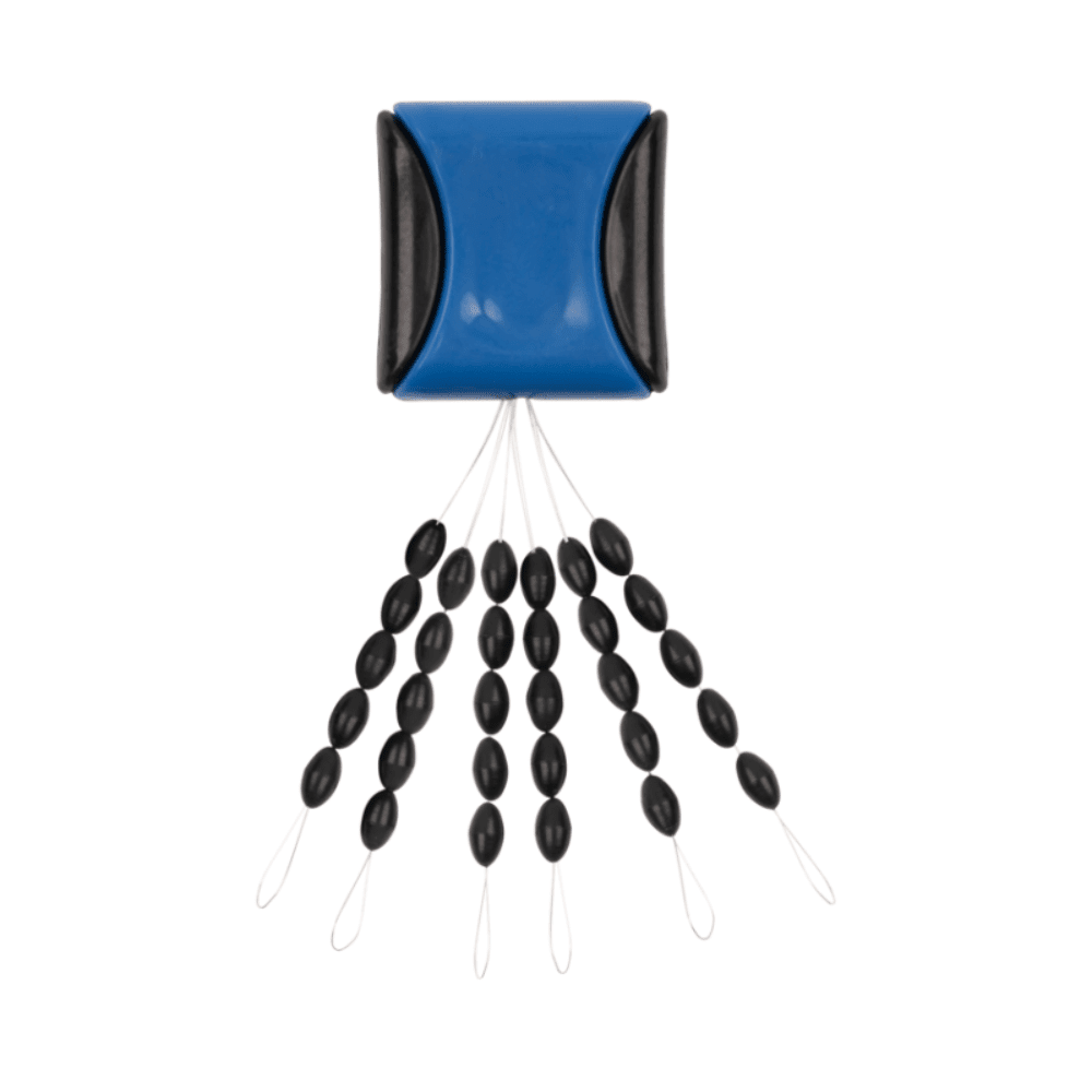 Perlen, Schnüre aus Perlen, Elastische Perlenkette, Beadenset, Blaues Verbindungsteil