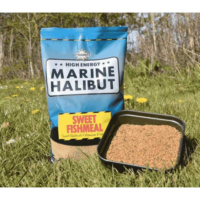 dy015_marine_halibut_-2 Dynamite Baits Marine Halibut – Sweet Fishmeal Groundbait 1 kg Neu 2022