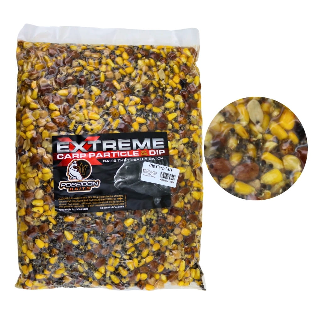 Poseidon Extreme Partikel Big Carp Mix gekocht 3000g Essen, Produzieren