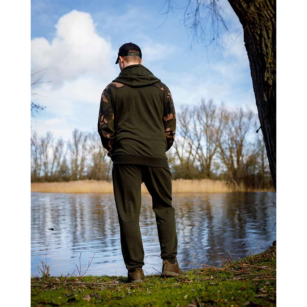 Fox LW Khaki Camo Split Zip Hoody Large Fox LW Khaki Camo Split Zip Hoody Large