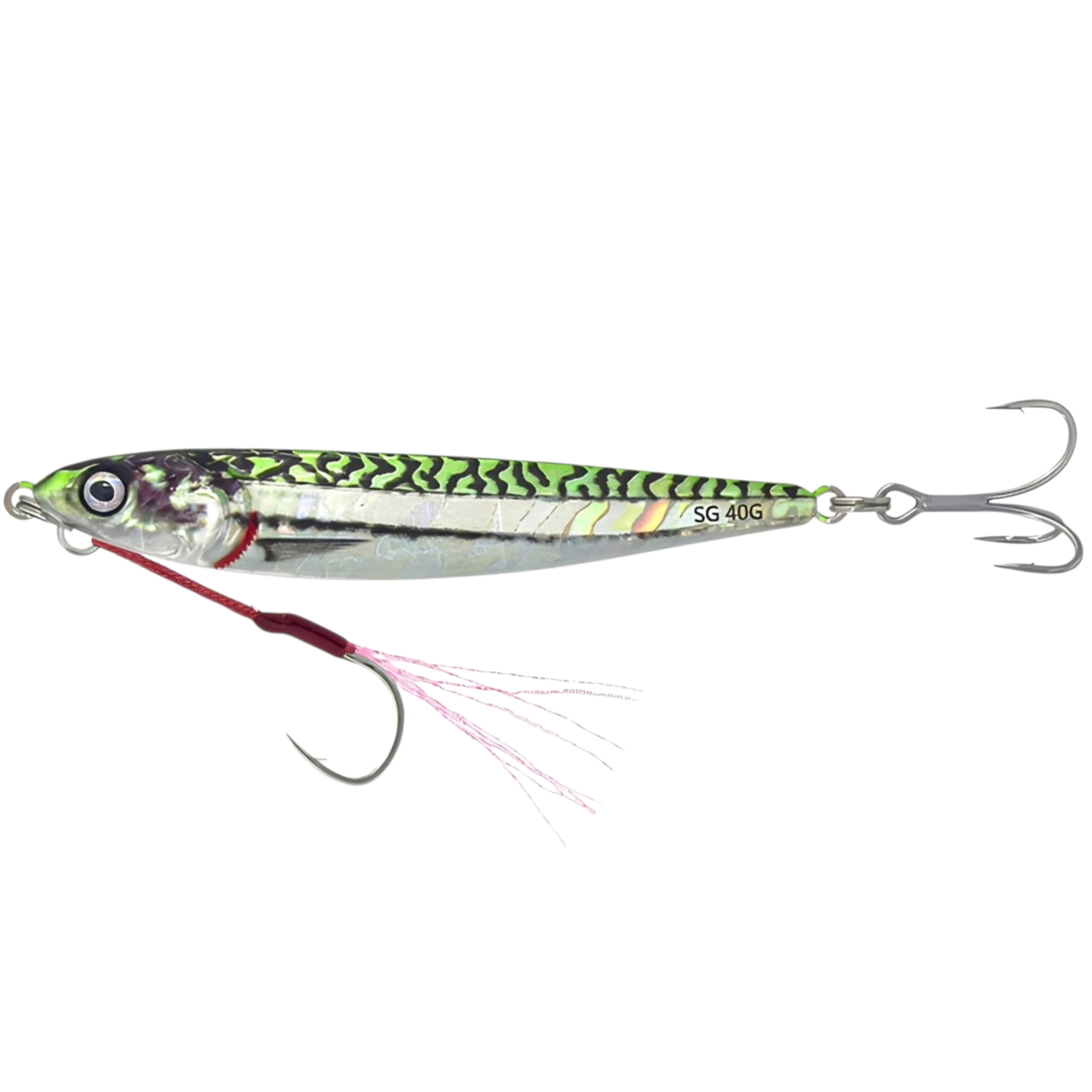 Savage Gear 3D Anchovy Jig 12cm 100G Green Mackrel, Köderspecker, Angelköder, Fischula, Lure, Wirbelhaken