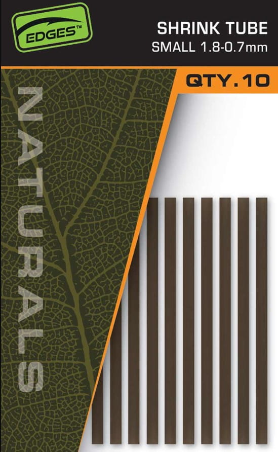 Fox Edges Naturals Shrink Tube S 1,8-0,7mm 10 pièces Fox Edges Naturals Shrink Tube S 1,8-0,7mm 10 pièces