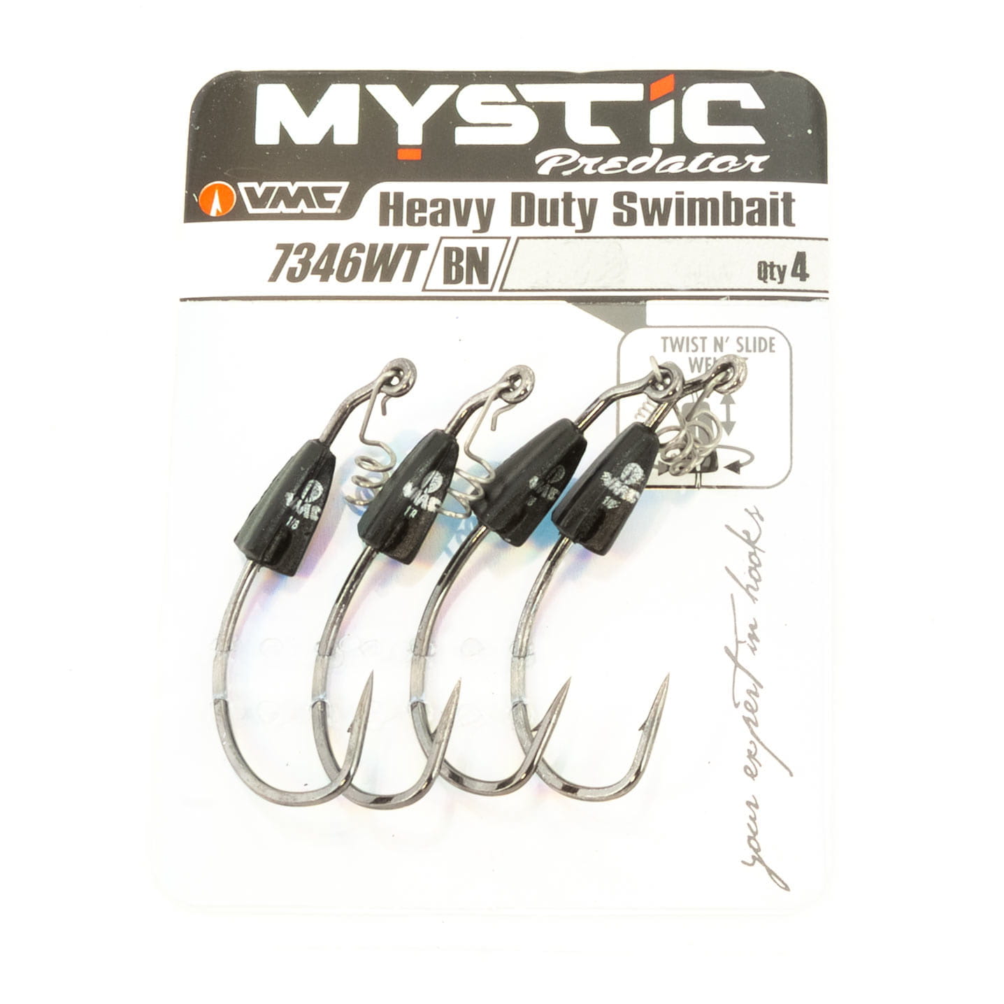 ShadXperts Heavy Duty Weighted Swim Bait Hook