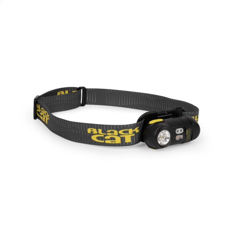 Black Cat LI600 Headtorch, Kopflampe, Kopflasthalter, Verstellbarer Tragegurt, Schwarz-Grau, LED-Licht