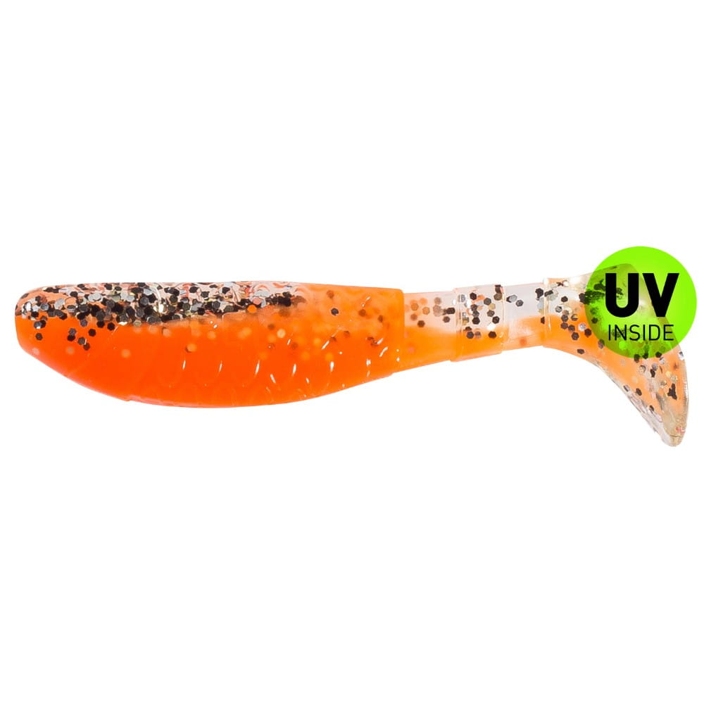 Relax Kopyto-Classic 8 cm (3") Narancssárga Tiszta-Aranyszínű Fekete-Csillám 10 darab Rauchrohr