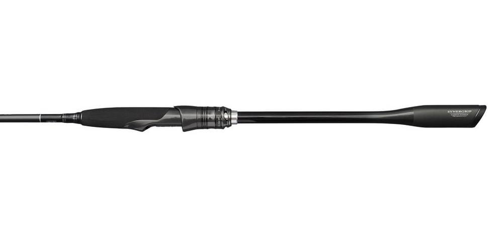 Angelfischerrute, Angelfischerrute, Telescoping-Griff, Kohlefaser-Rute, Schwarz