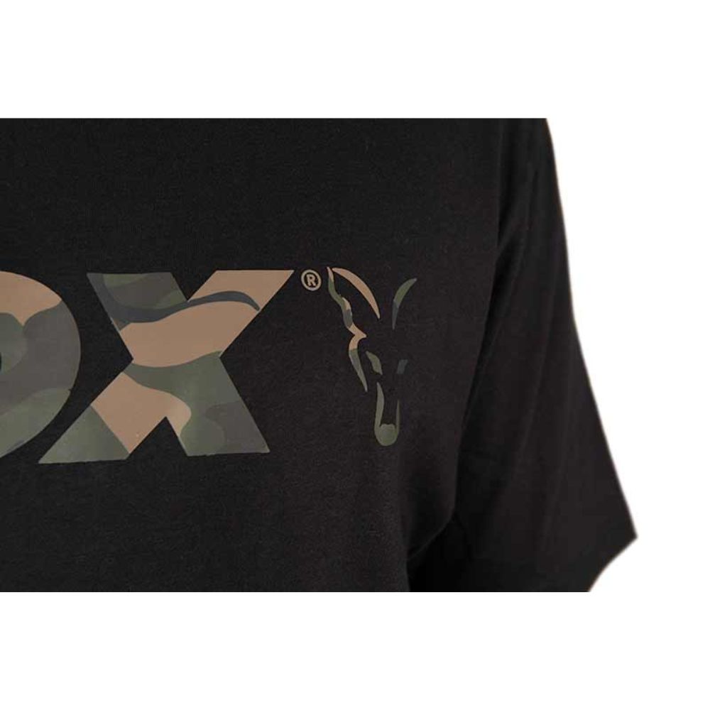 Fox Logo T-Shirt Black/Camo X-Large Fox Logo T-Shirt Black/Camo X-Large