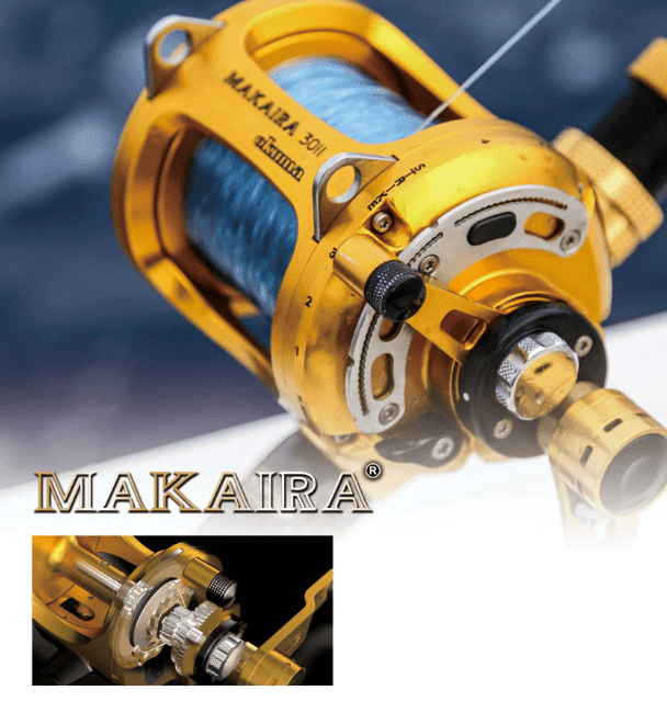 Okuma Makaira MK-50WII 2 speed level drag reel