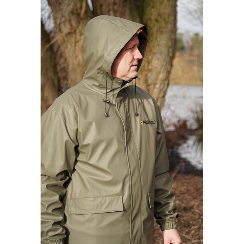Regenjacke, Herrenjacke, Kapuzenjacke, Wasserabweisend, Taillierter Schnitt