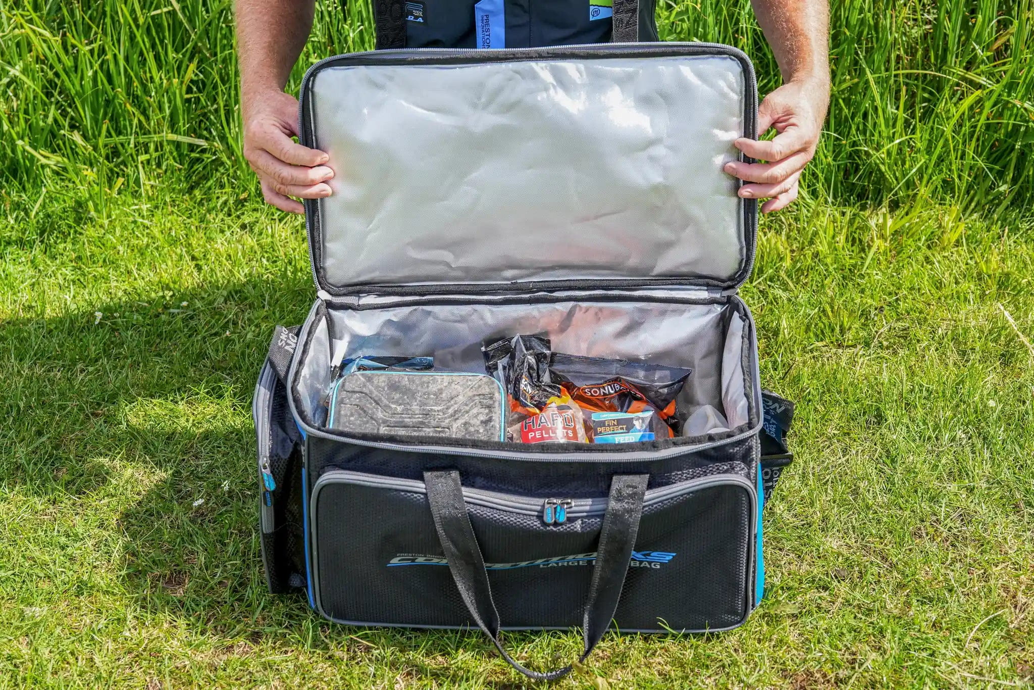 Preston Competition XS Bait Bag Large – Bild 3, Kofferraummappe, Angeln Tasche, Provianttasche, Pellets, Fischerkoffer
