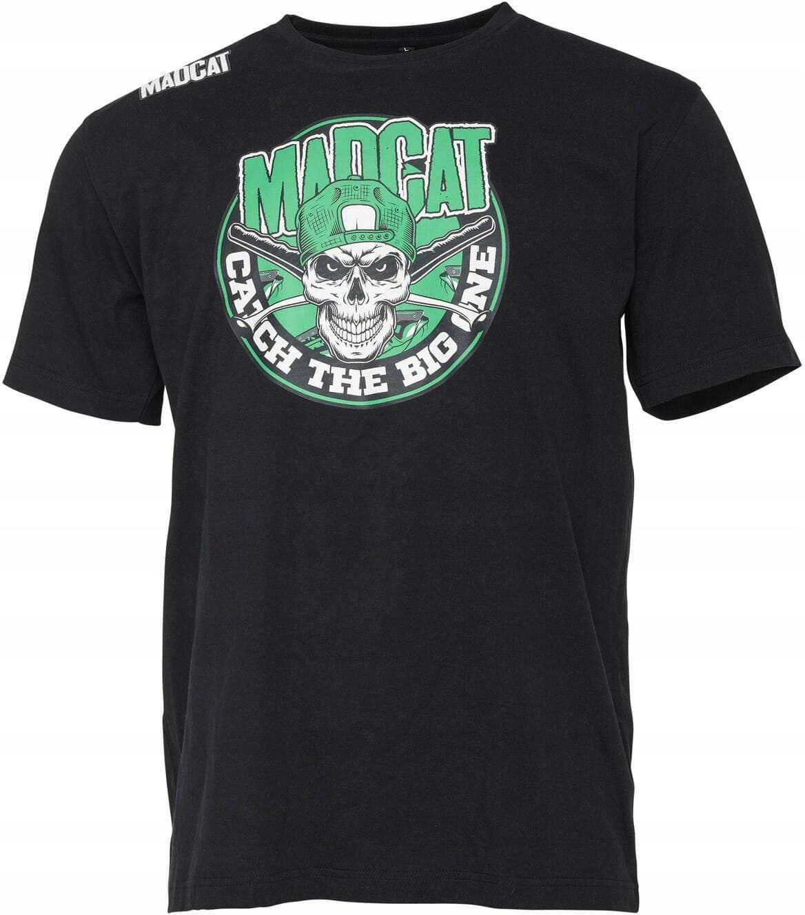 DAM MadCat Skull T-Shirt Black L – Bild 3, T-Shirt, Graphic, Skull, Schwarz, Grün