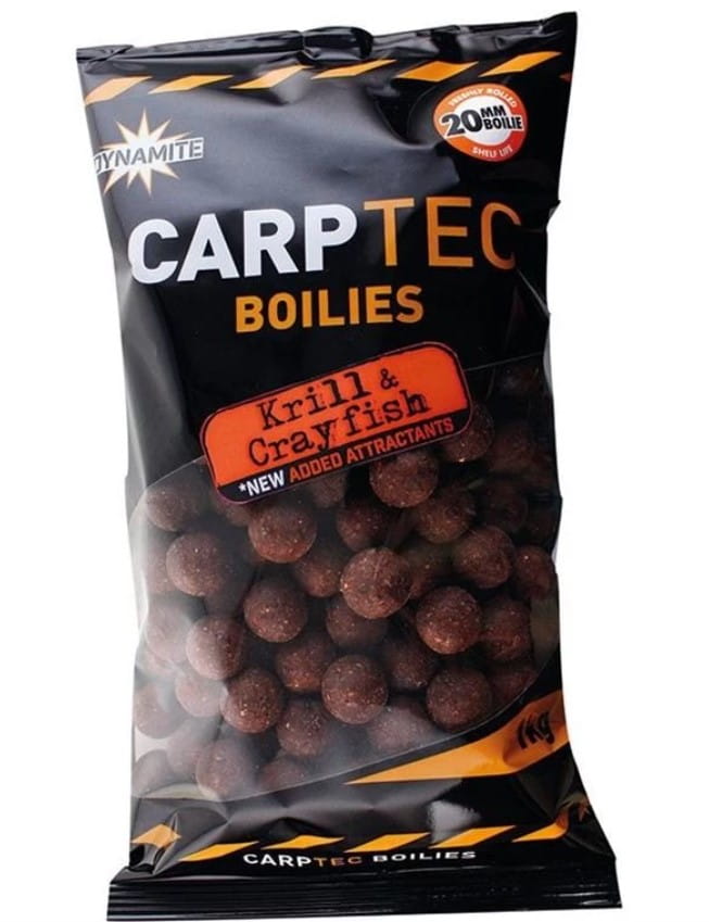 Dynamite Baits Carptec Krill & Crayfish Boilies 20mm 1kg Essen
