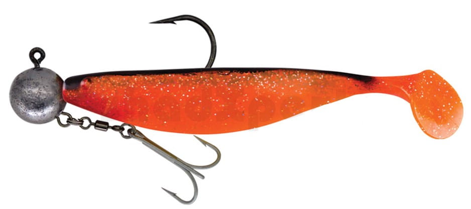 Relax Xtra-Soft 23 cm (9") Helder Fluooranje Glitter Zwart gemonteerd HMEG 16/0 240g met Beihänger 1 stuk Elektronik, Hardware, Rauchrohr