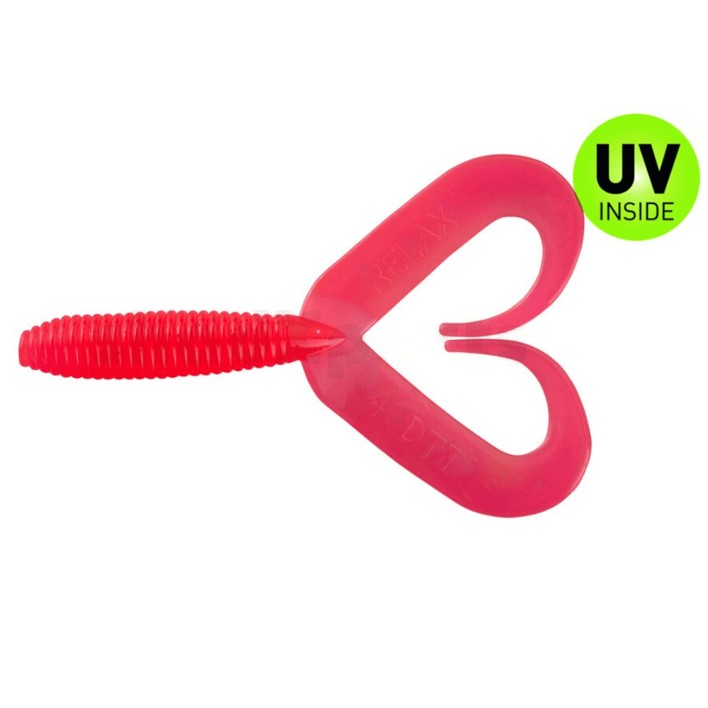 Gummi-Peitsche, Köderfischerschien, Schwimmhilfe, Köderhaken, UV-Inside
