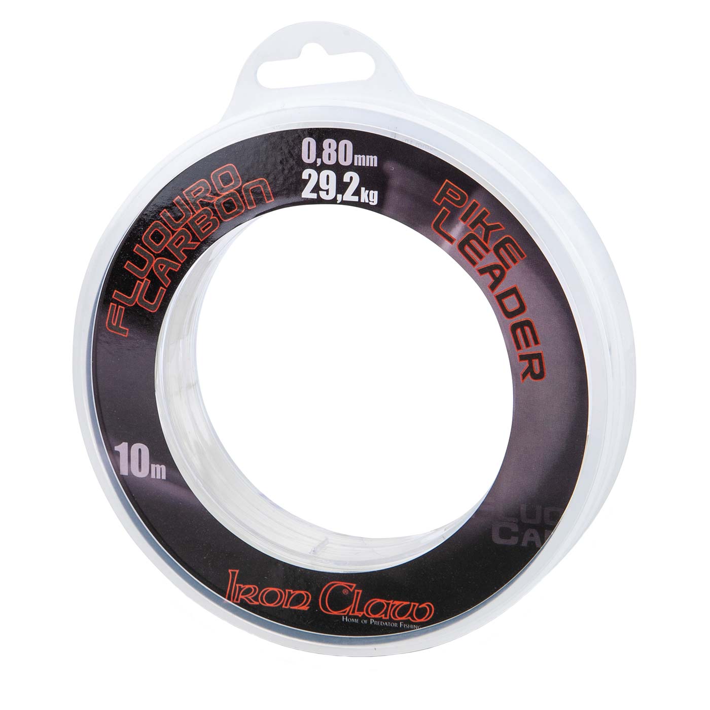 Iron Claw Pike Leader Fluoro Carbon 0,80mm 10m 29,2kg