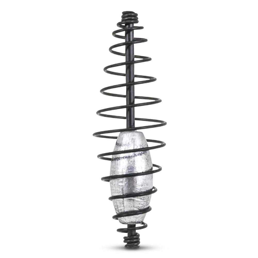 Sanger-Futterspirale-schwarz-bebleit Sänger Futterspirale schwarz 30 g 70 mm