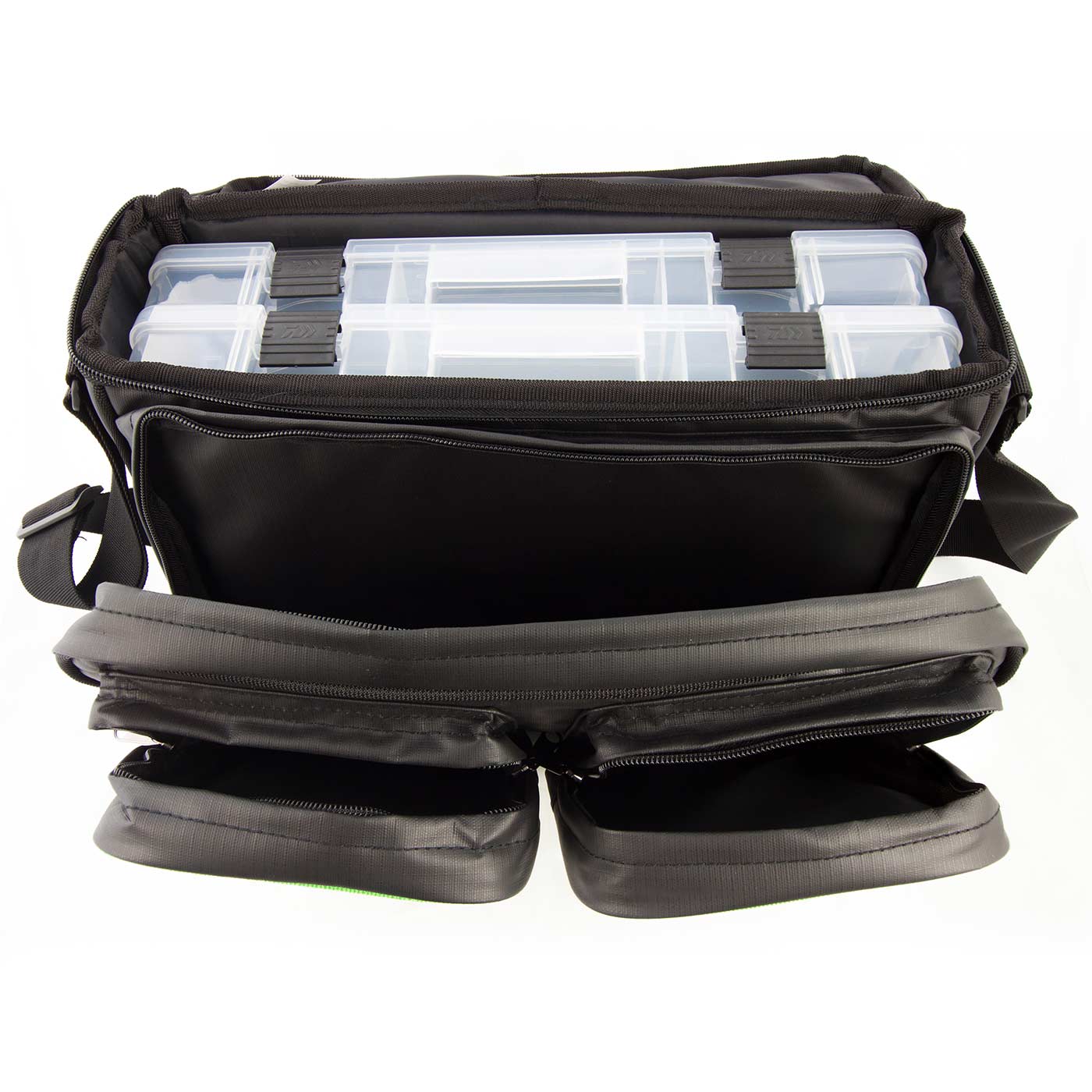 daiwa-prorex-shoulder-bag-open Daiwa ProRex PX Schultertasche offen