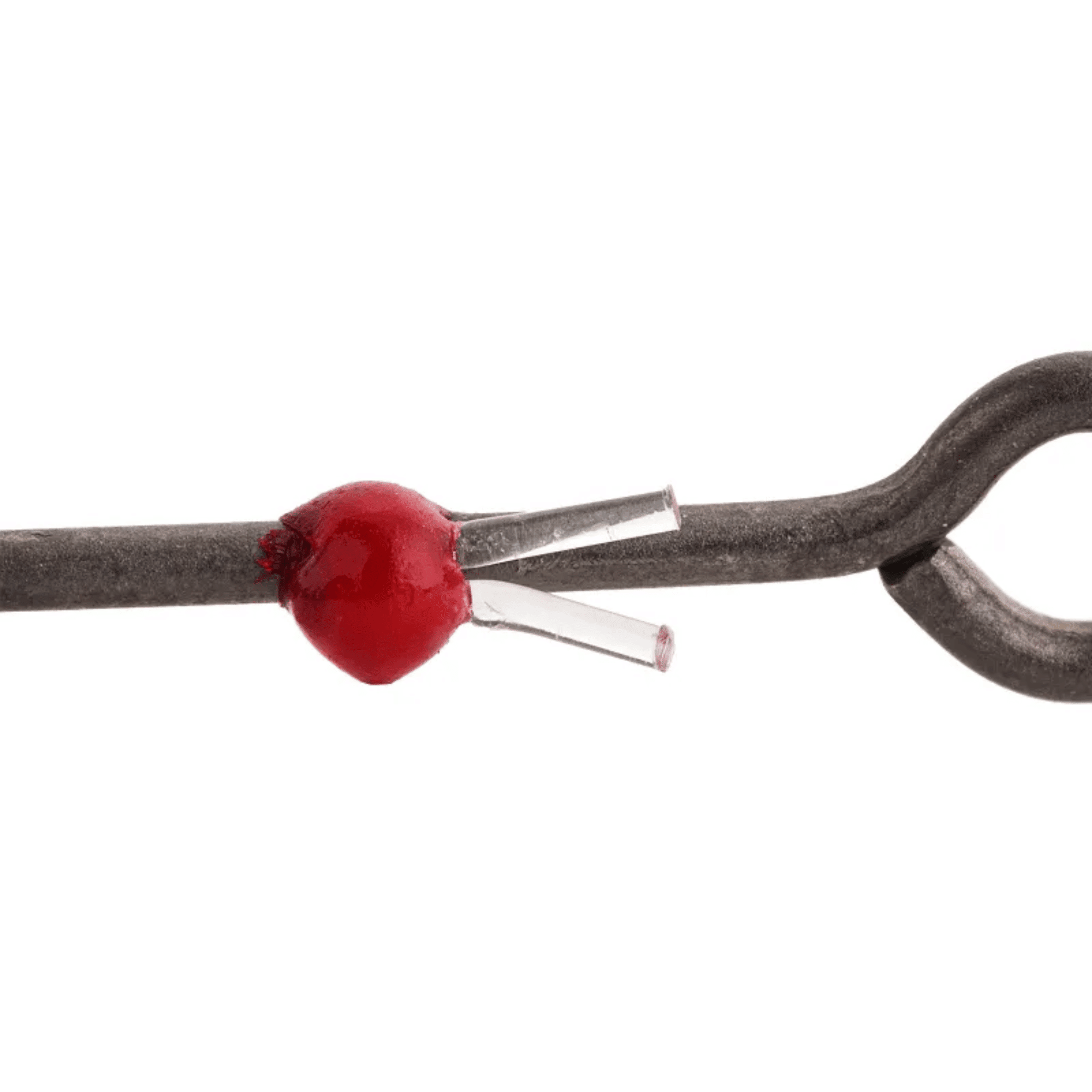 Schmuck, Ohrring, Kometenform, Rot, Hakenform