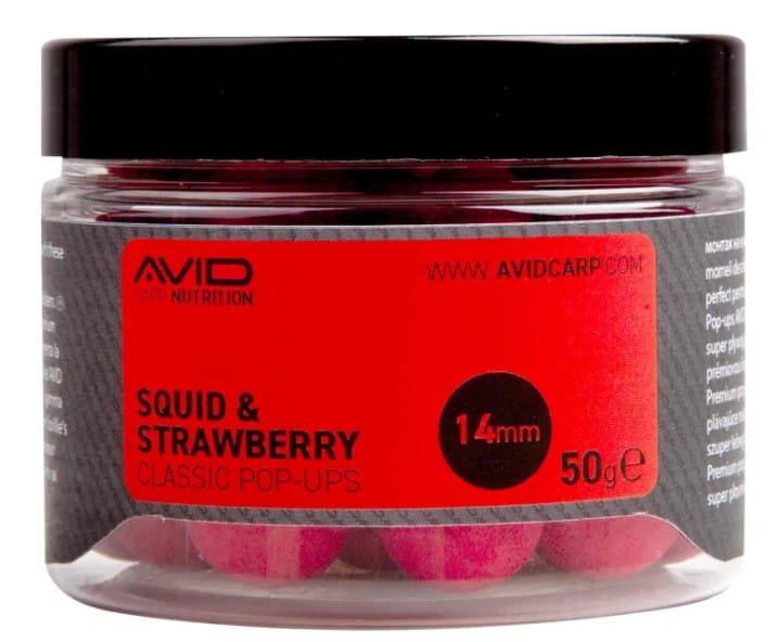 Avid Carp Pop Up Squid&Strawberry 14mm 50g