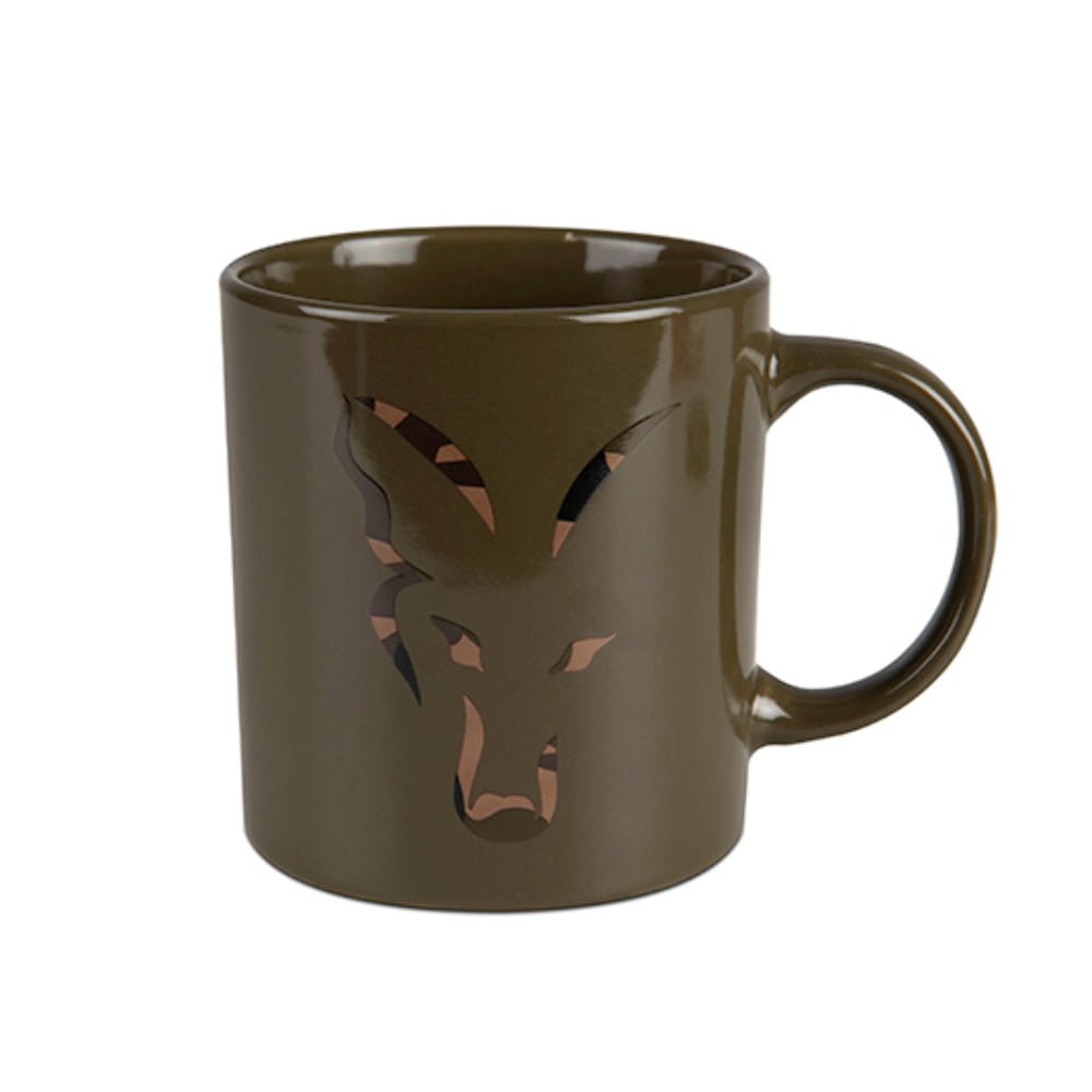 Fox-Green-Camo-Head-Caramic-Mug-CCW025 Cana din ceramică Fox Green Camo Head