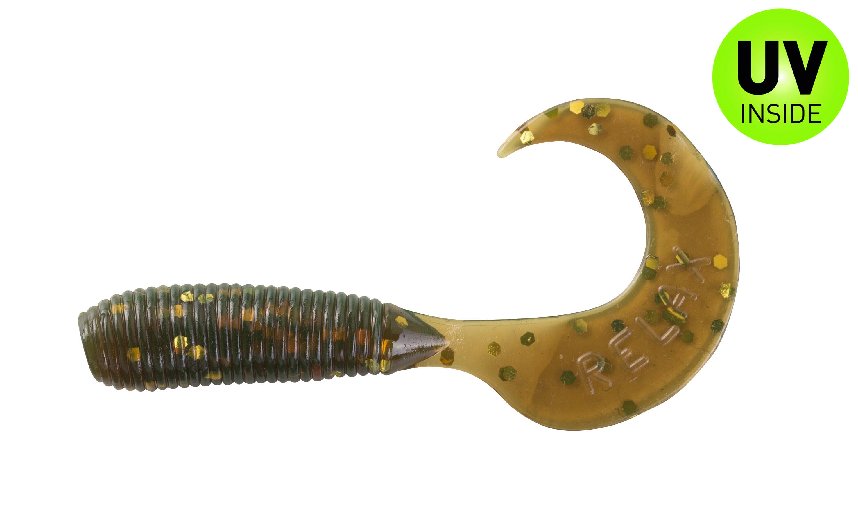 Relax Twister 3,5 cm (1,5") Motoroil / Gold / Glitter 5 darab Relax Twister 3,5 cm (1,5") Motoroil / Gold / Glitter 5 darab