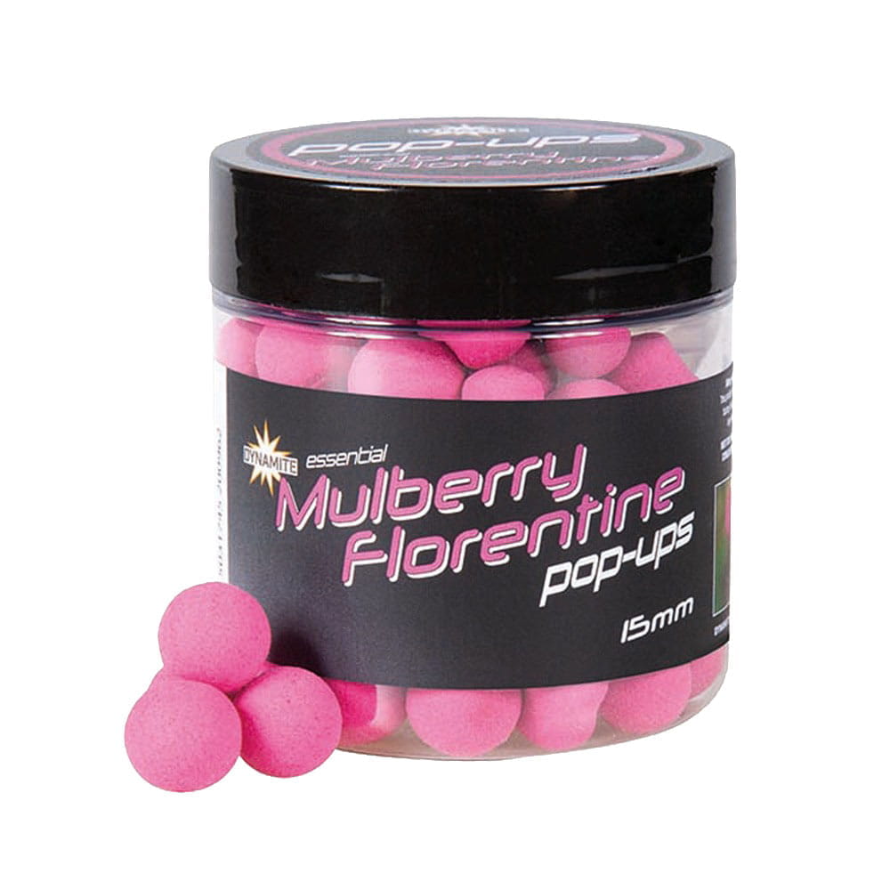 Dynamite Baits Fluro Pop-Ups Mulberry Florentine Pink 15mm 78g