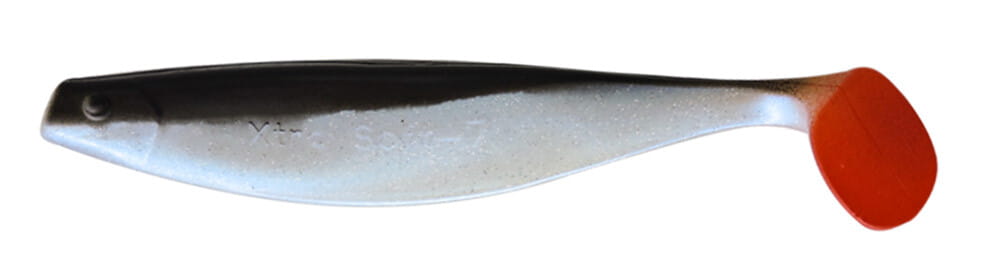 Relax Xtra-Soft 18 cm (7") Azul Perlado Glitter Negro 2 piezas Fische, Hering, Leben im Meer, Besteck, Löffel