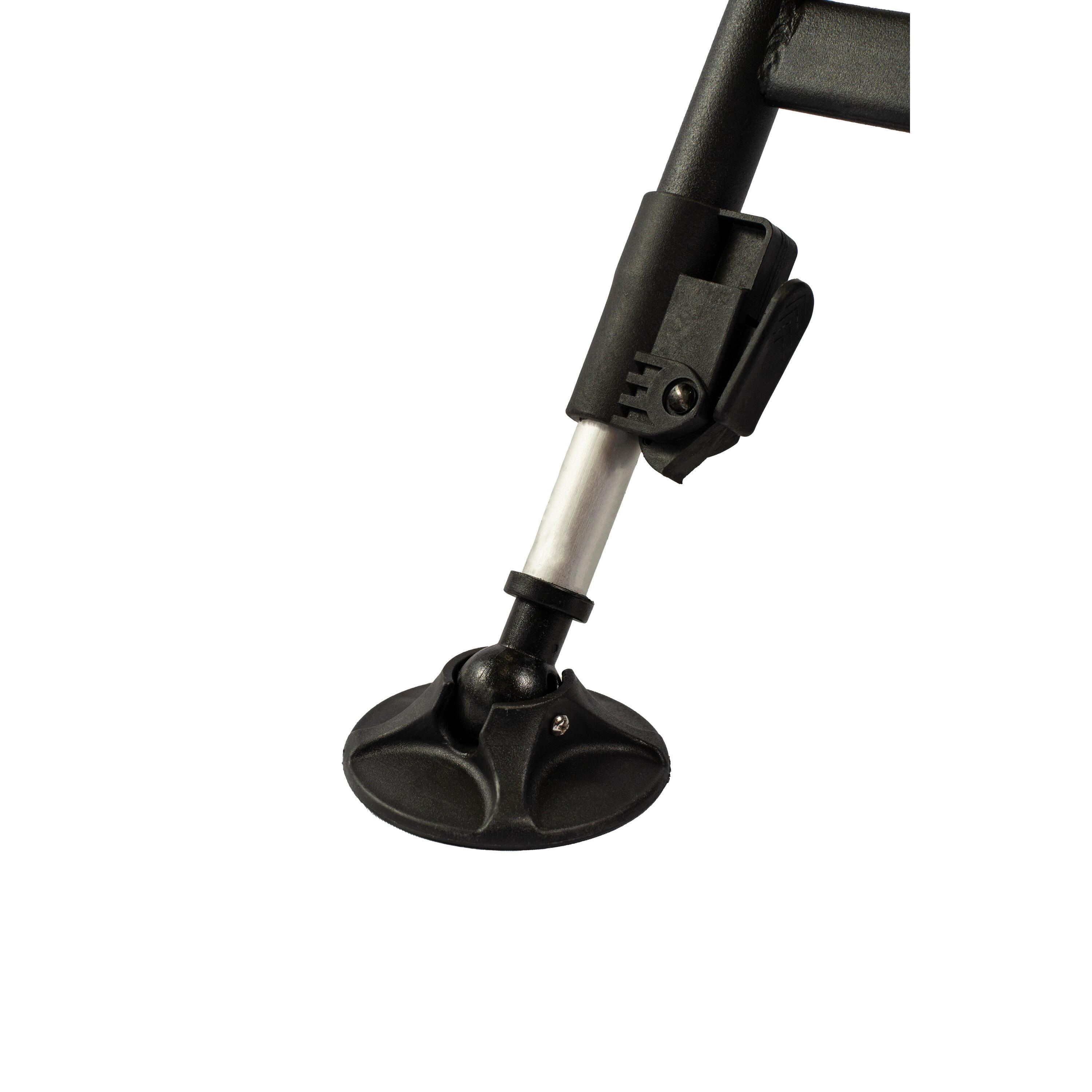 JRC Defender II Relaxa Hi-Recliner Arm Chair 150kg – Bild 2, Stützfuß, höhenverstellbar, Metallrohr, Kunststofffuß, schwarz